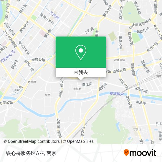 铁心桥服务区A座地图