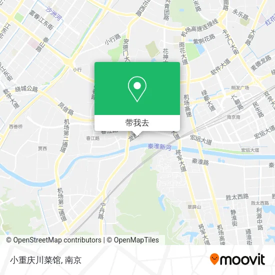 小重庆川菜馆地图