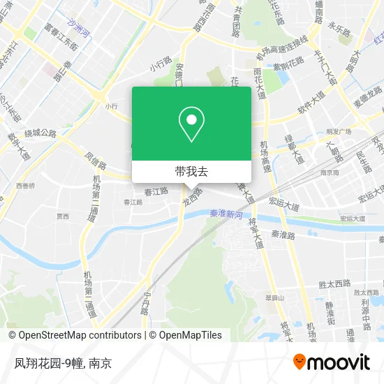 凤翔花园-9幢地图