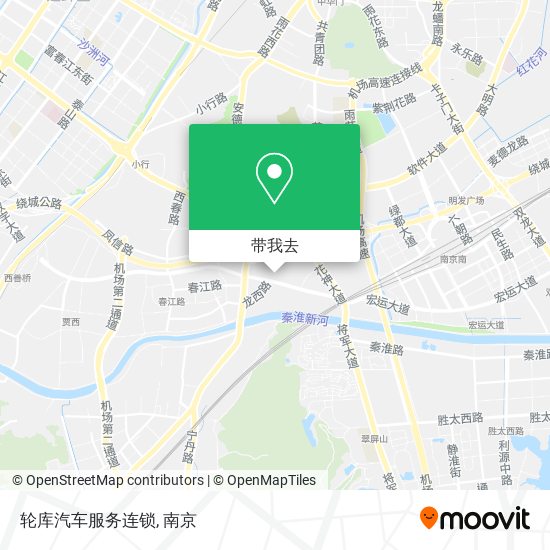 轮库汽车服务连锁地图