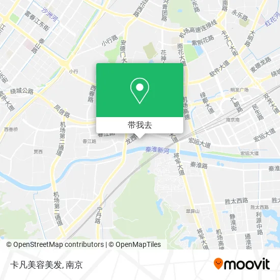 卡凡美容美发地图