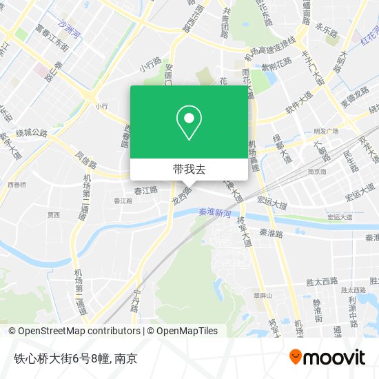 铁心桥大街6号8幢地图