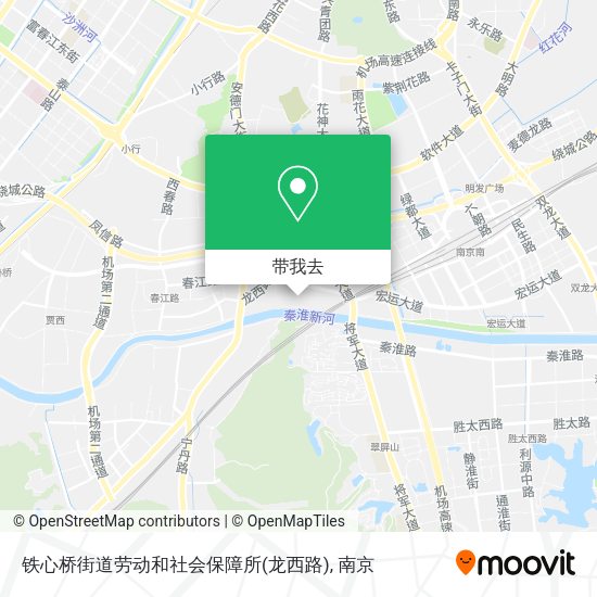 铁心桥街道劳动和社会保障所(龙西路)地图