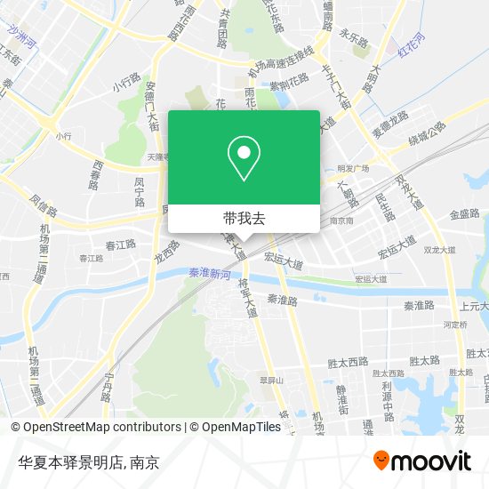 华夏本驿景明店地图