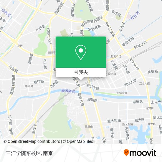 三江学院东校区地图