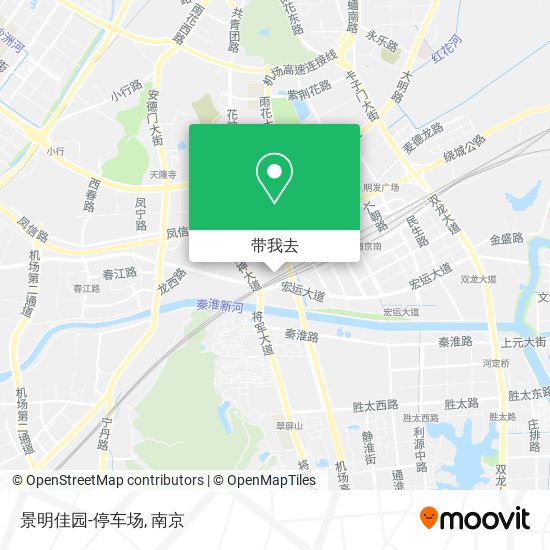 景明佳园-停车场地图