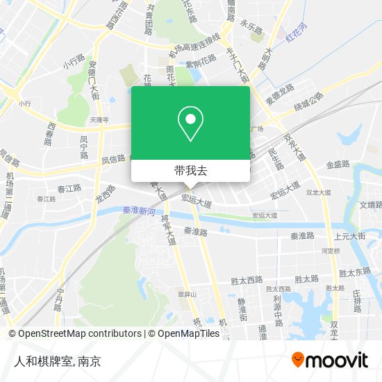 人和棋牌室地图