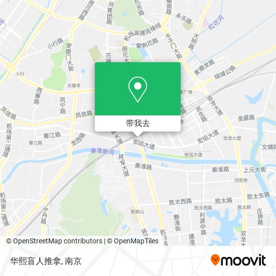 华熙盲人推拿地图