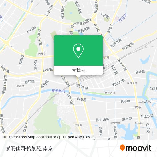 景明佳园-拾景苑地图