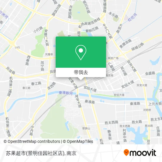苏果超市(景明佳园社区店)地图