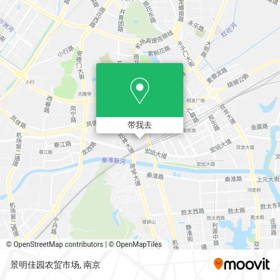 景明佳园农贸市场地图