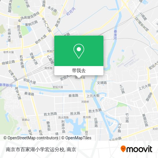 南京市百家湖小学宏运分校地图