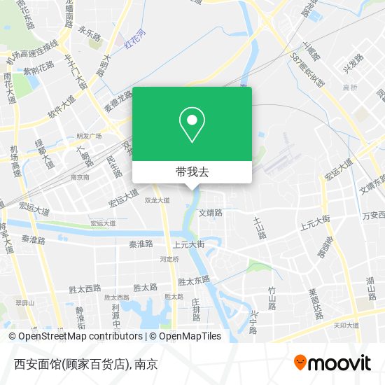 西安面馆(顾家百货店)地图