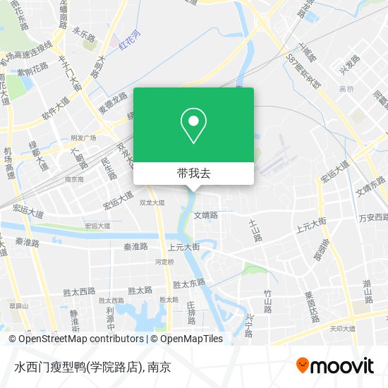 水西门瘦型鸭(学院路店)地图