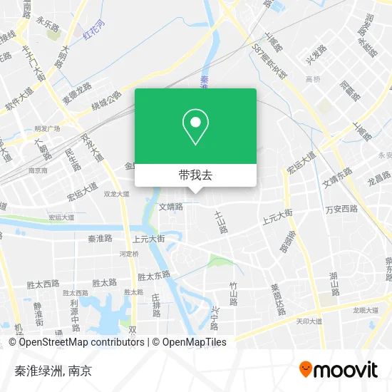 秦淮绿洲地图