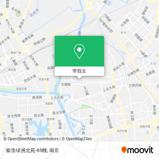 秦淮绿洲北苑-85幢地图
