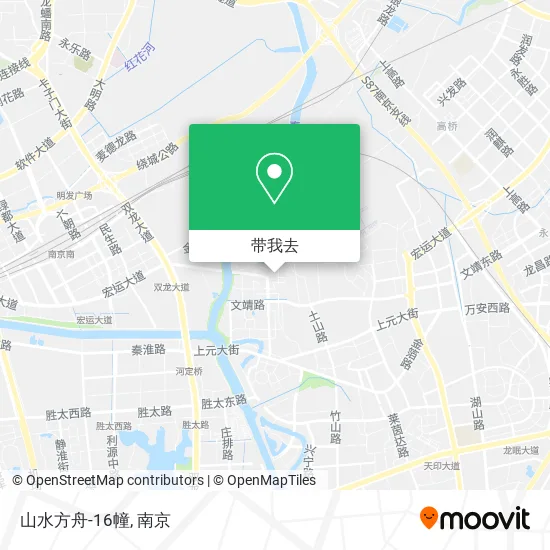 山水方舟-16幢地图