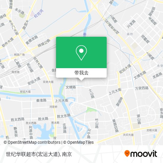 世纪华联超市(宏运大道)地图