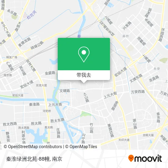 秦淮绿洲北苑-88幢地图