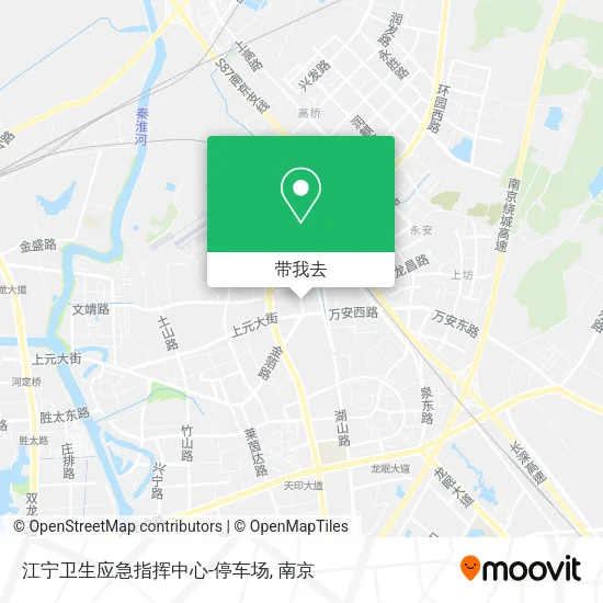 江宁卫生应急指挥中心-停车场地图