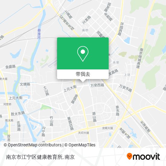 南京市江宁区健康教育所地图