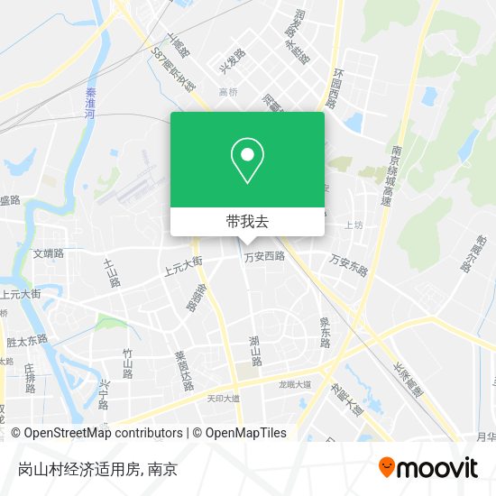 岗山村经济适用房地图