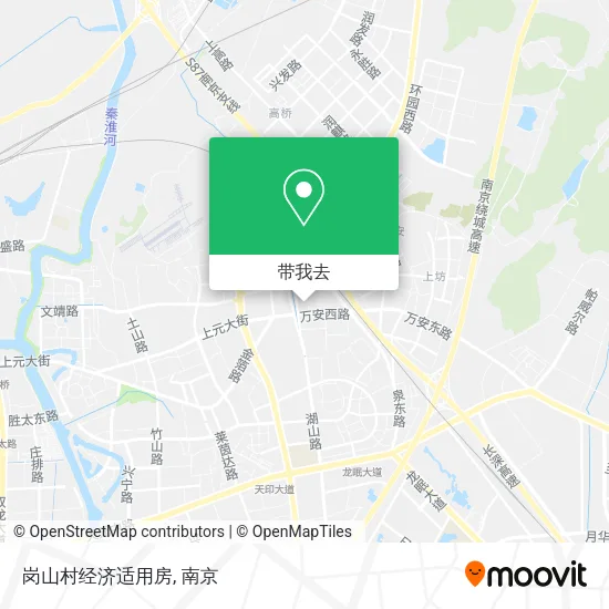 岗山村经济适用房地图