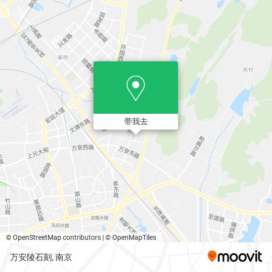万安陵石刻地图
