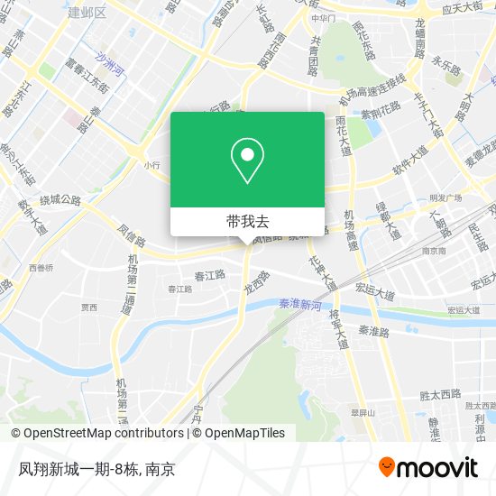 凤翔新城一期-8栋地图