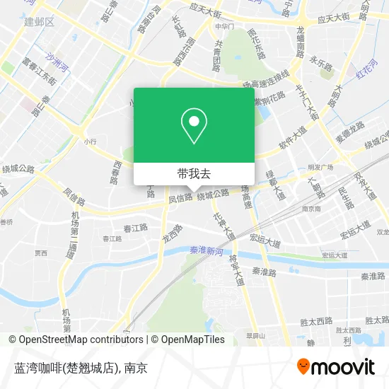 蓝湾咖啡(楚翘城店)地图