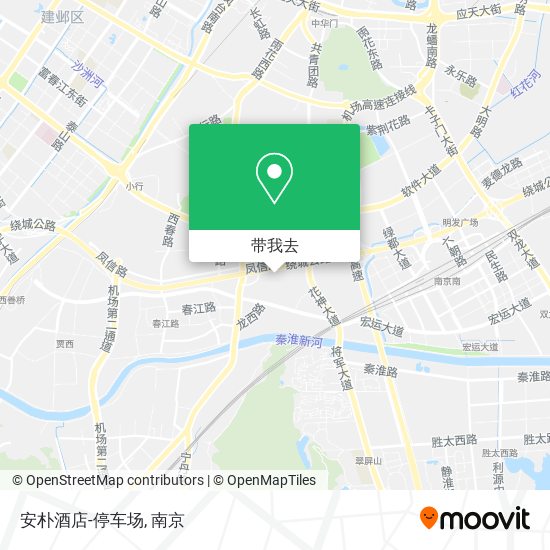 安朴酒店-停车场地图