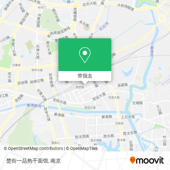 楚街一品热干面馆地图