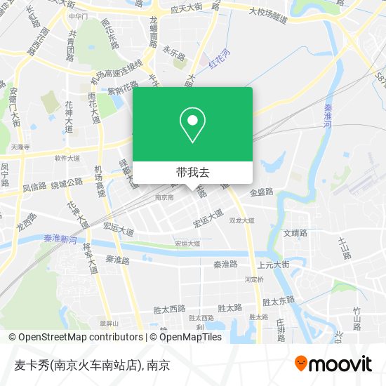 麦卡秀(南京火车南站店)地图