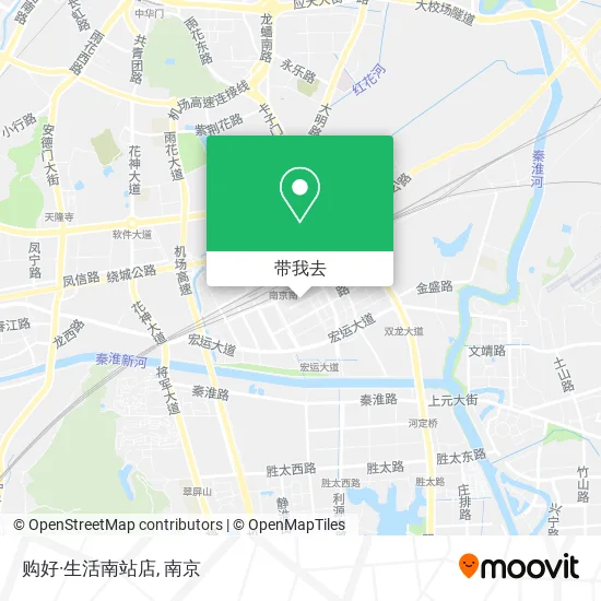 购好·生活南站店地图