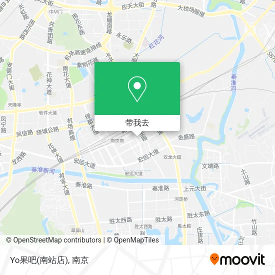Yo果吧(南站店)地图