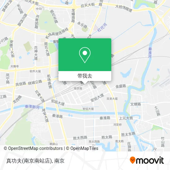 真功夫(南京南站店)地图