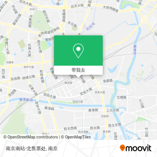 南京南站-北售票处地图