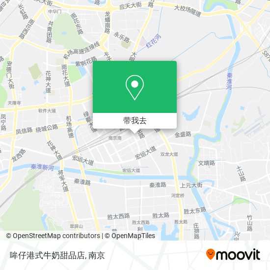 哞仔港式牛奶甜品店地图