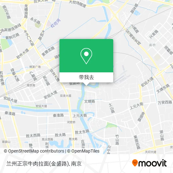 兰州正宗牛肉拉面(金盛路)地图