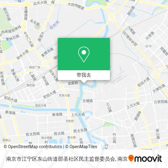 南京市江宁区东山街道邵圣社区民主监督委员会地图