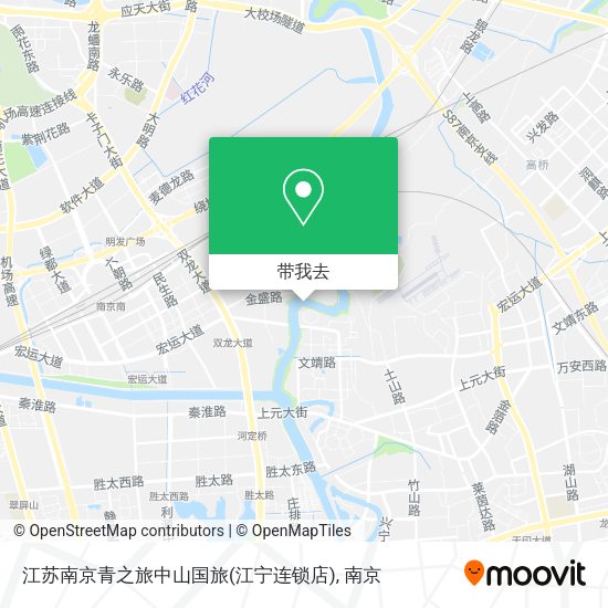 江苏南京青之旅中山国旅(江宁连锁店)地图