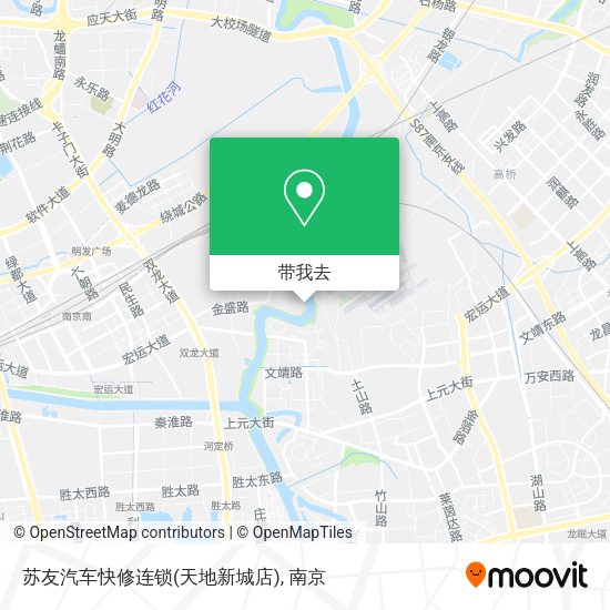 苏友汽车快修连锁(天地新城店)地图
