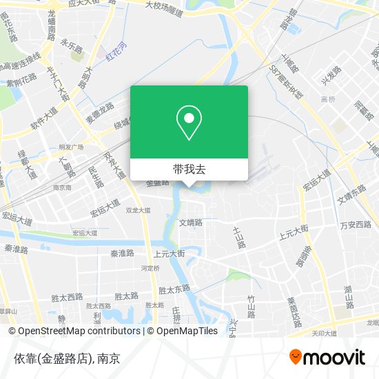 依靠(金盛路店)地图