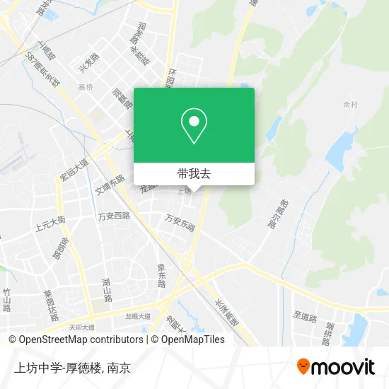 上坊中学-厚德楼地图