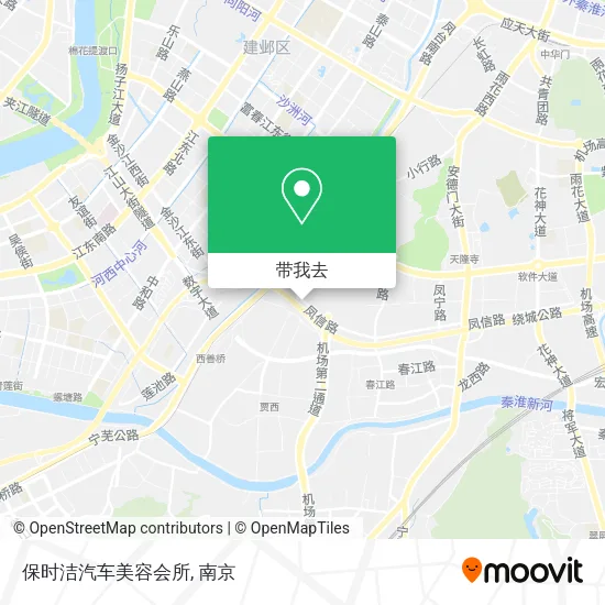 保时洁汽车美容会所地图