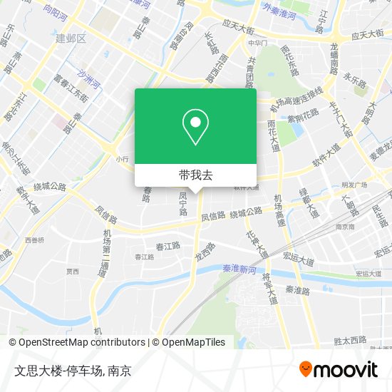 文思大楼-停车场地图