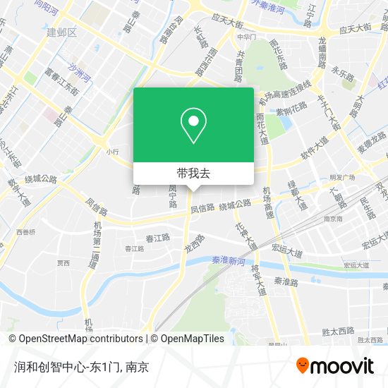 润和创智中心-东1门地图