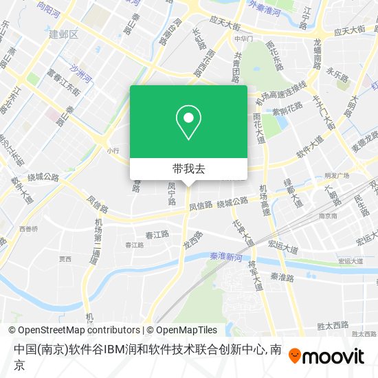 中国(南京)软件谷IBM润和软件技术联合创新中心地图