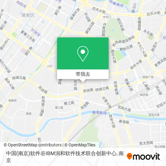 中国(南京)软件谷IBM润和软件技术联合创新中心地图