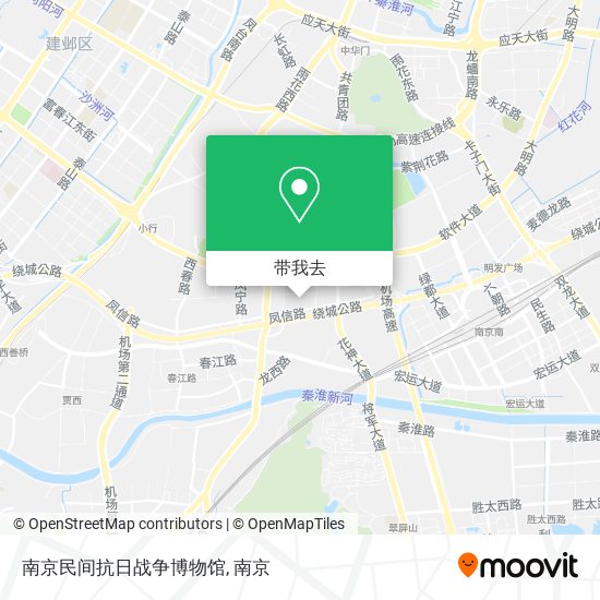 南京民间抗日战争博物馆地图